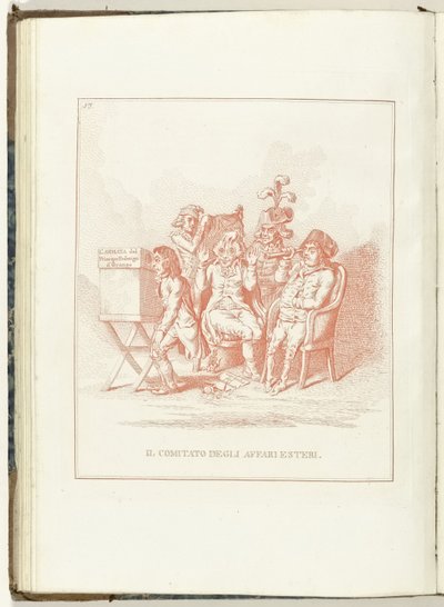 Buitenlandse Zakenin komitea, 1795 Ulkoasiainvaliokunta (kohteen otsikko) Hollandia Regenerata (Italiaanse kopie) (sarjan nimi) Hollannin uudestisyntyminen: peili kaikille uudestisyntyneille kansoille (sarjan nimi esineessä) tekijältä Anonymous