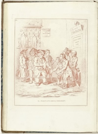 Comité voor Uitgewekenen, 1795 Maahanmuuttajien komitea (kohteen otsikko) Hollandia Regenerata (Italyanse kopie) (sarjan nimi) Hollannin uudestisyntyminen: spechio kaikille uudestisyntyneille kansoille (sarjan nimi esineessä) tekijältä Anonymous
