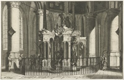 William of Orangen hauta, 1623 Tombe ofte Begraefplaets der Princen van Orange (otsikko esineessä) tekijältä Anonymous