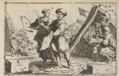 Rohkeat batavialaiset, 1673 Rohkeat Bataviers / Le vaillans Bataviers (otsikko esineessä) tekijältä Anonymous
