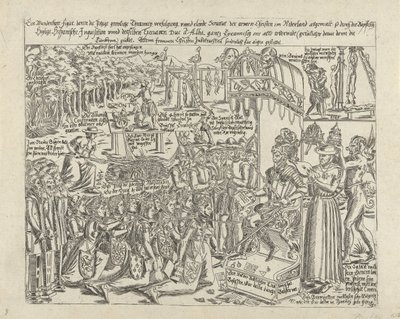Alban herttuan valtaistuin, 1569 (kopio) tekijältä Anonymous
