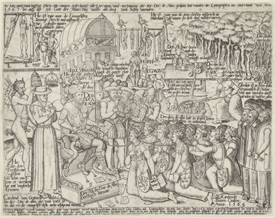 Alban herttuan valtaistuin, 1569 tekijältä Anonymous