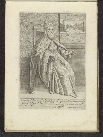 Doge van Venetië Scenes uit het Venetiaanse leven (sarjan nimi) Habiti d