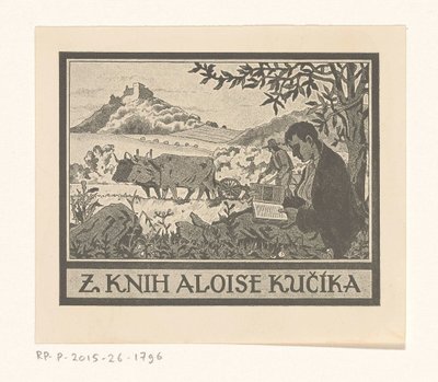 Aloise Kučíkin ex libris tekijältä Anonymous