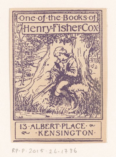 Henry Fisher Coxin ex libris tekijältä Anonymous