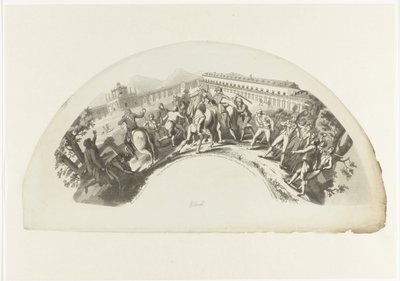 Ranskan joukot vangitsivat Manuel de Godoyn Madridissa 19. maaliskuuta 1808 Dia 19. de Marzo de 1808. Ja Aranjuez. Caida y Prision del Principe de la Paz (otsikko esineessä) tekijältä Anonymous