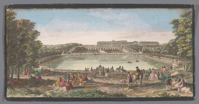 Näkymä Versaillesin palatsin Orangerielle Vüe ​​​​du Château de Versailles du côté de l