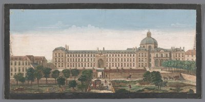 Näkymä Hôpital de la Salpêtrièrelle Pariisissa Vue de l