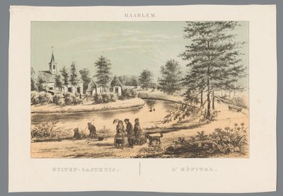Näkymä entisestä Buitengasthuisista lähellä Haarlemia Haarlem: Buiten-Gasthuis / L