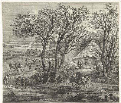 Ranskan armeija ennen Yperenia (oikea arkki), 1678 tekijältä Anonymous