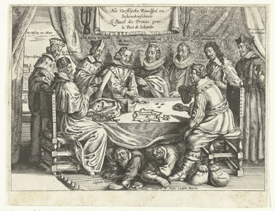 The Game for Schenckenschans, 1635-1636 The Vorstelijcke Ravelspel om Schenckenschants / Le Ravel des Princes pour le Fort de Schentks (otsikko esineessä) tekijältä Anonymous
