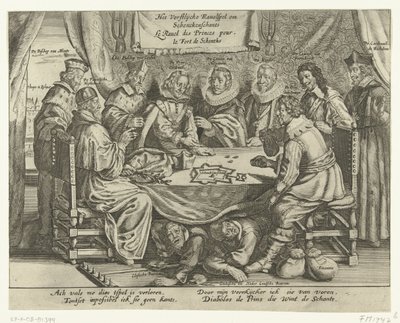 The Game for Schenckenschans, 1635-1636 The Vorstelijcke Ravelspel om Schenckenschants / Le Ravel des Princes pour le Fort de Schentks (otsikko esineessä) tekijältä Anonymous