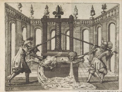 Hollanti ranskalaisessa kirjapainossa, 1672-1673 Ranska Druck-Pers, Gestelt in Hollant 1672 ja 1673 / Presse Francoisse Mis en Hollande l