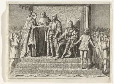 Jacoba van Beierenin ja Frank van Borselenin avioliitto, 1434 tekijältä Anonymous