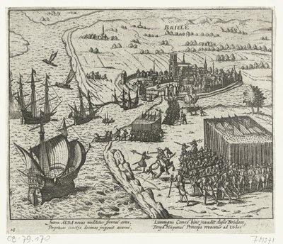 Kerjäläisten vangitsema Den Briel, 1572 tekijältä Anonymous