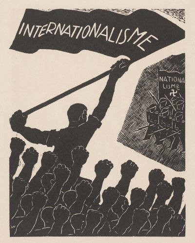 Internationalismi vastaan ​​kansallissosialismi Sotaa ja fasismia vastaan ​​(sarjan nimi) tekijältä Anonymous