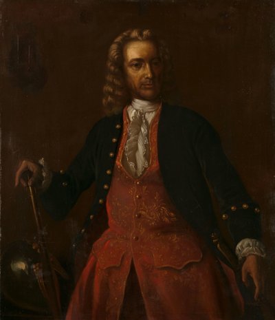 Jacob Mossel (1750-1761) Hollantilaisen Itä-Intian yhtiön kenraalikuvernöörin Jacob Mosselin muotokuva tekijältä Anonymous