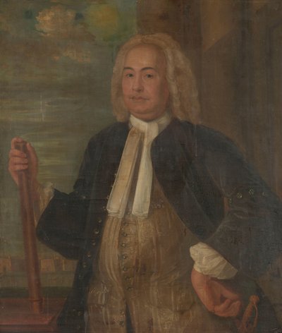 Johannes Thedens (1741-1743) Hollannin Itä-Intian yhtiön kenraalikuvernöörin Johannes Thedensin muotokuva tekijältä Anonymous