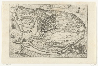 Den Brielin kartta, 1572 tekijältä Anonymous