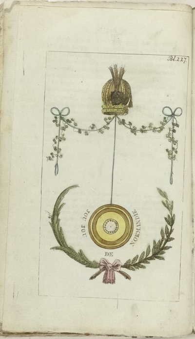Muodin ja maun kabinetti 1791, s. 227: Jou jou de Normandie tekijältä Anonymous