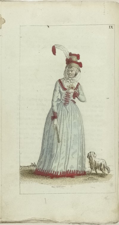 Muodin ja maun kabinetti 1791, pl. IX tekijältä Anonymous