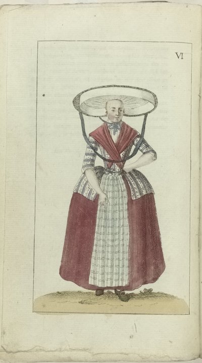 Muodin ja maun kabinetti 1791, pl. VI: Friezin tekijältä Anonymous
