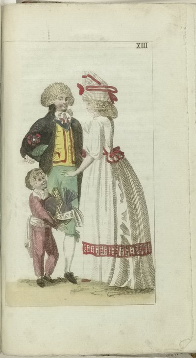 Muodin ja maun kabinetti 1791, pl. XIII tekijältä Anonymous