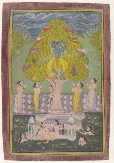Krishna varastaa gopien vaatteita tekijältä Anonymous