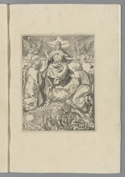 Viimeinen tuomio The Little Passion (sarjan nimi) Passio Christi Ab Alberto Durer Nurenburgensi Effigiata (sarjan nimi) tekijältä Anonymous