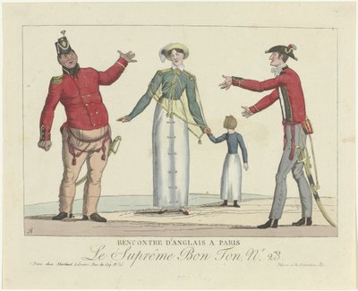 Le Suprême Bon Ton, 1800-1815, nro 23: Englantilainen kokous Pariisissa tekijältä Anonymous