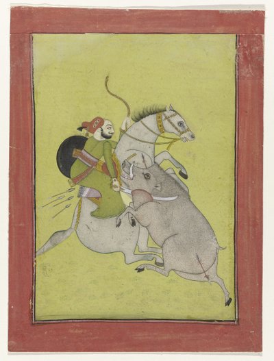 Maharao Umed Singh Bundicista Maharaja Umed Singh tappaa villisikaa tekijältä Anonymous