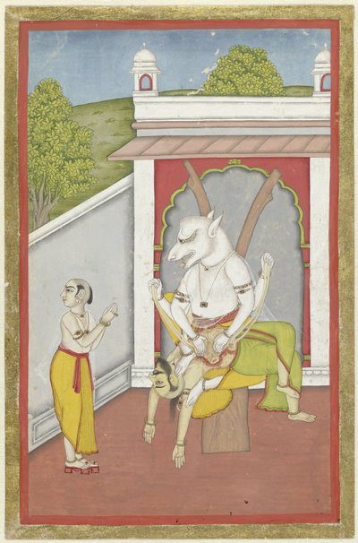 Narasimha (Vishnun mies-leijona-inkarnaatio) tekijältä Anonymous