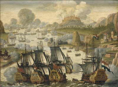 Vigo Bayn meritaistelu, 23. lokakuuta 1702. Jakso Espanjan peräkkäissodasta tekijältä Anonymous