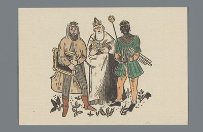 Uudenvuoden tervehdys tyyppivalimolta J. John Söhne tekijältä Anonymous