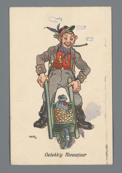 Chrisin ja Bepin uudenvuodentoivotus vuodelle 1920 tekijältä Anonymous