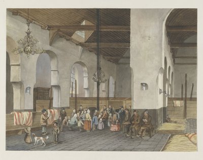 Veenendalerien vastaanotto Geertekerkissä Utrechtissa, 1855 tekijältä Anonymous