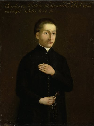 Curaçaon lähetyssaarnaajan Charles van der Meulenin muotokuva tekijältä Anonymous