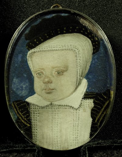 Edvard VI:n (1537-53), tulevan Englannin kuninkaan muotokuva lapsena tekijältä Anonymous