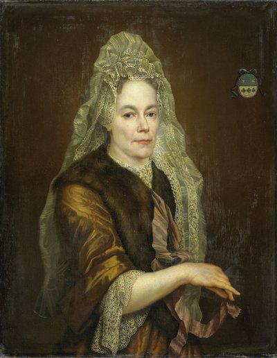 Diederik van Hogendorpin vaimon Petronella Kettinghin (1632-1707) muotokuva tekijältä Anonymous