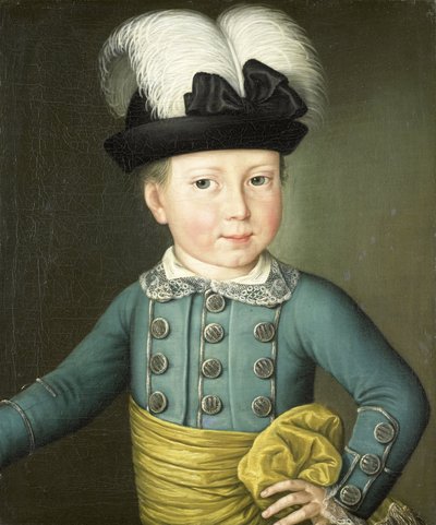 Muotokuva William Frederickistä, Orange-Nassaun prinssistä, myöhemmin kuningas William I:stä lapsena tekijältä Anonymous