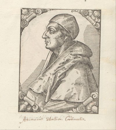 Portree van Ascanio Sforza tekijältä Anonymous