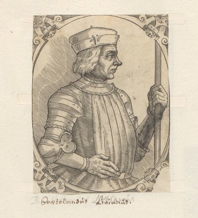 Portret van Bartholomeus Livianus tekijältä Anonymous