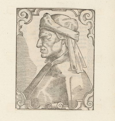 Portret van Bartolus van Sassoferrato tekijältä Anonymous
