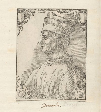 Portret van Braccio da Montone tekijältä Anonymous