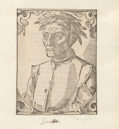 Portree van Dante Alighieri tekijältä Anonymous