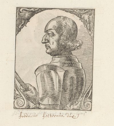 Portret van Federico da Montefeltro tekijältä Anonymous