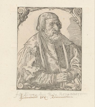 Ferdinand I Habsburgilaisen muotokuva tekijältä Anonymous