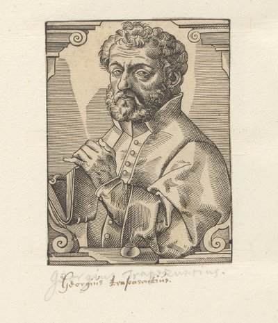 Portret van Georg Trebizondista tekijältä Anonymous