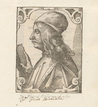 Giovanni Pico della Mirandolan muotokuva tekijältä Anonymous