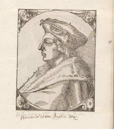 Henry VIII:n, Englannin ja Irlannin kuninkaan muotokuva tekijältä Anonymous